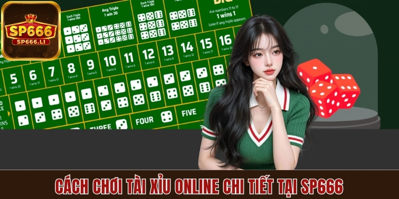 Cách chơi tài xỉu online chi tiết tại SP666