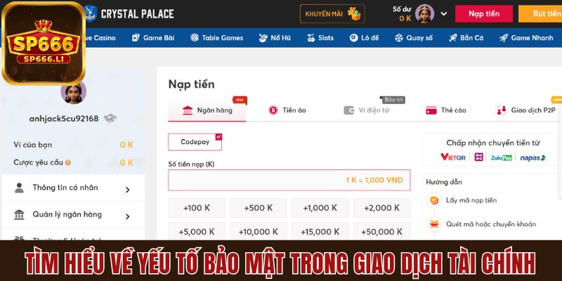 Tìm hiểu về yếu tố bảo mật trong giao dịch tài chính